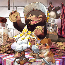 Custom Illustration - The cookie mother Custom Illustration - The cookie mother