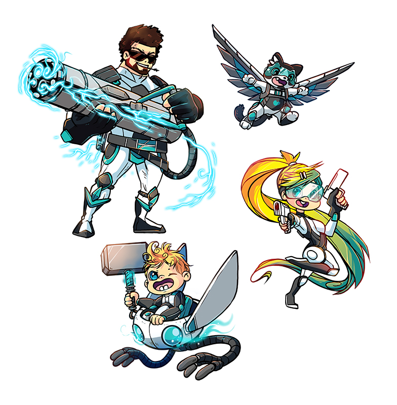 Game-INN character designs