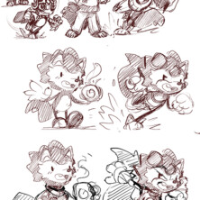 cegekas Mascotte 2025 - sketches