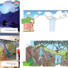 Comics Station Mural Illustration Jommeke Comics Station Mural Illustration Jommeke