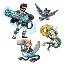 Game-INN character designs Game-INN character designs