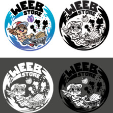 weebstore logo design