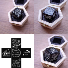 Wil je met me trouwen - custom D6 Dice Wil je met me trouwen - custom D6 Dice